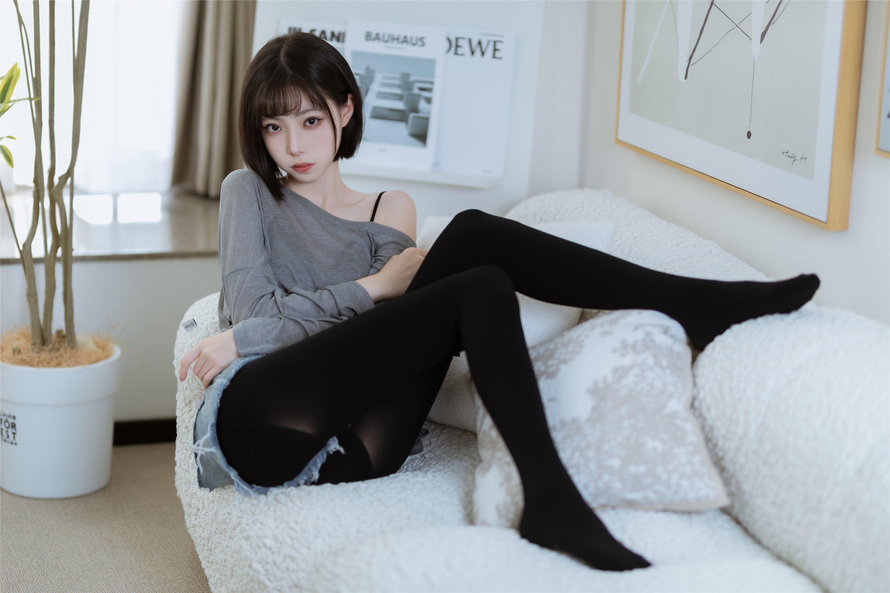 许岚LAN – NO.027 半透毛衣